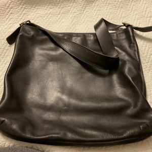 Vintage Coach Slim Legacy 9406 Black Leather Shoulder Bag